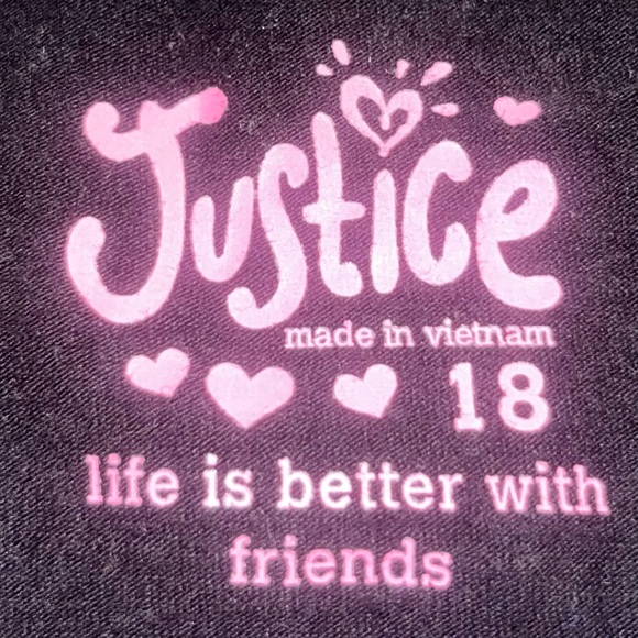 Justice Girls Track Jacket - Size 18 - Pink/Black with Polka Dots & Thumb Holes - Picture 3 of 5